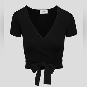 Aritzia wilfred all tied up top